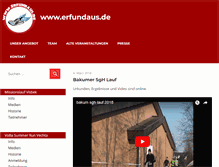 Tablet Screenshot of erfundaus.de